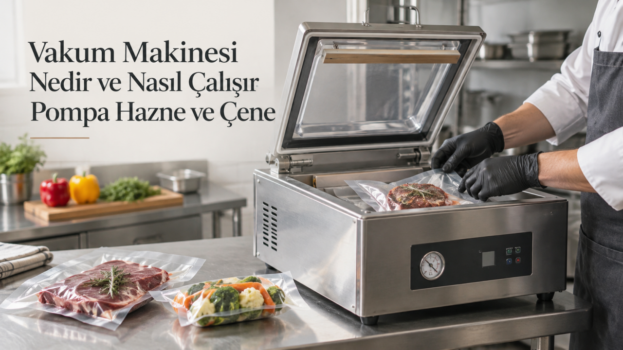 Vakum Makinesi Nedir ve Nasıl Çalışır: Pompa Hazne ve Çene