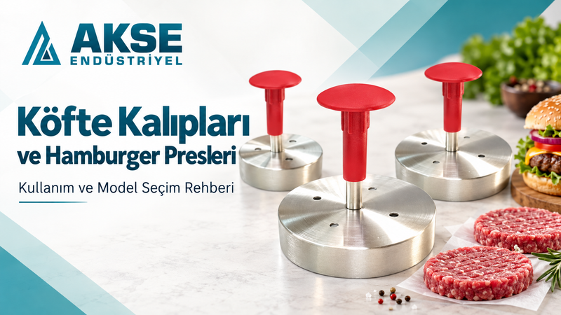 Köfte Kalıbı ve Hamburger Presi Nasıl Kullanılır?