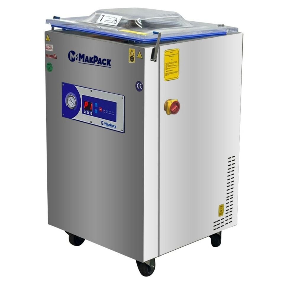 MakPack MP-410-T2/A Çift Çene Ayaklı Gıda Vakum Makinesi (41 cm)