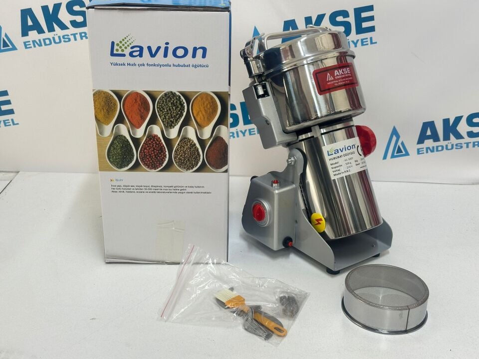 Lavion HC500 Gram Elektrikli Baharat ve Hububat Öğütme Makinesi Salıncaklı