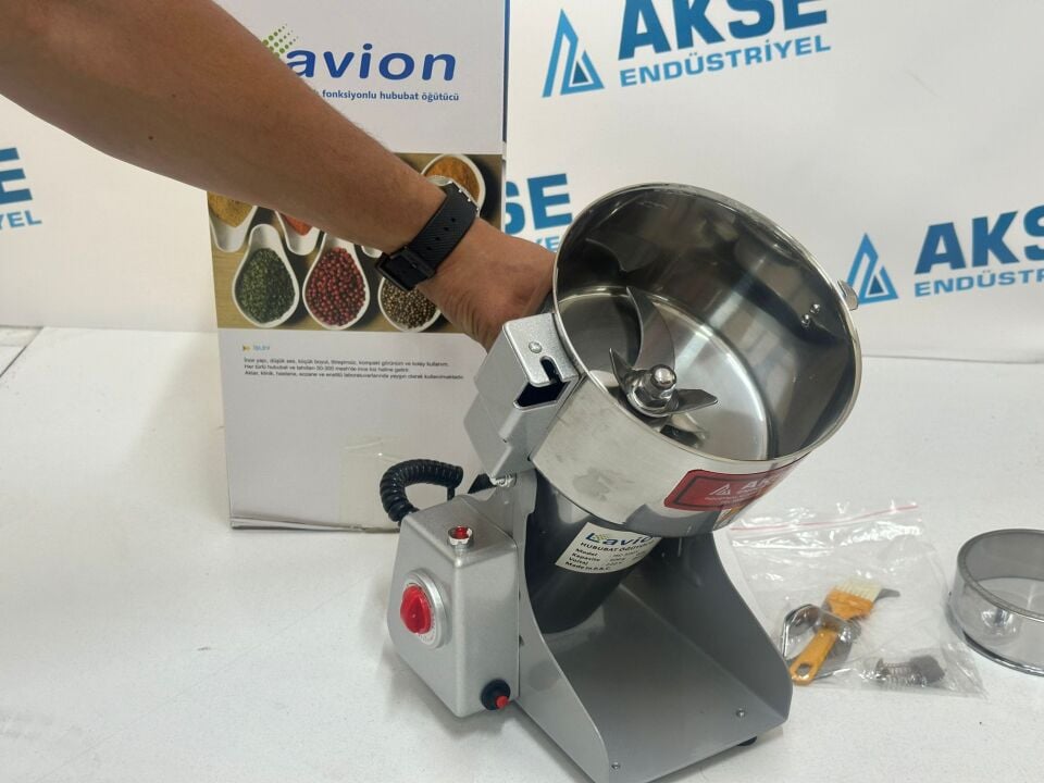 Lavion HC500 Gram Elektrikli Baharat ve Hububat Öğütme Makinesi Salıncaklı