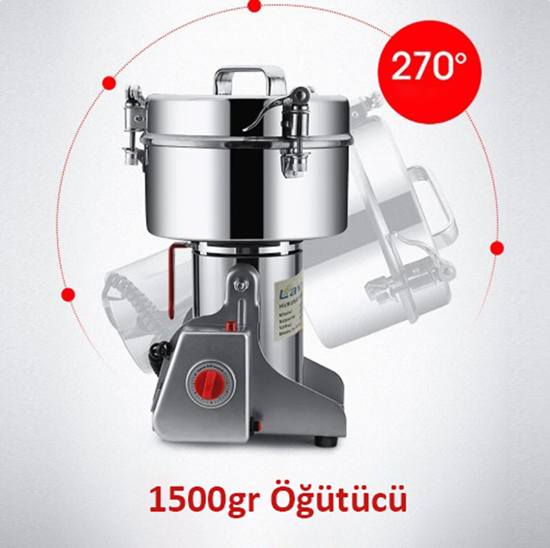 Lavion HC1500 Gram Elektrikli Baharat ve Hububat Öğütme Makinesi