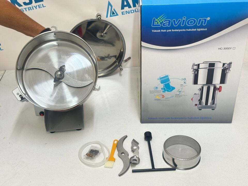 Lavion HC3000 Gram Elektrikli Baharat ve Hububat Öğütme Makinesi