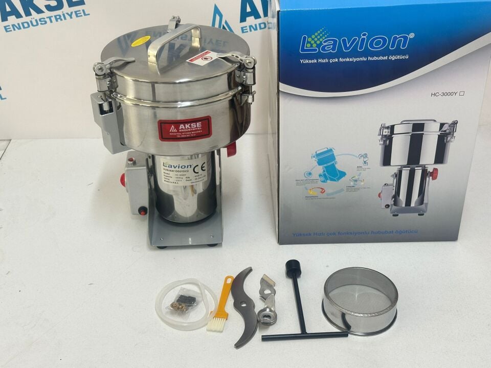 Lavion HC3000 Gram Elektrikli Baharat ve Hububat Öğütme Makinesi