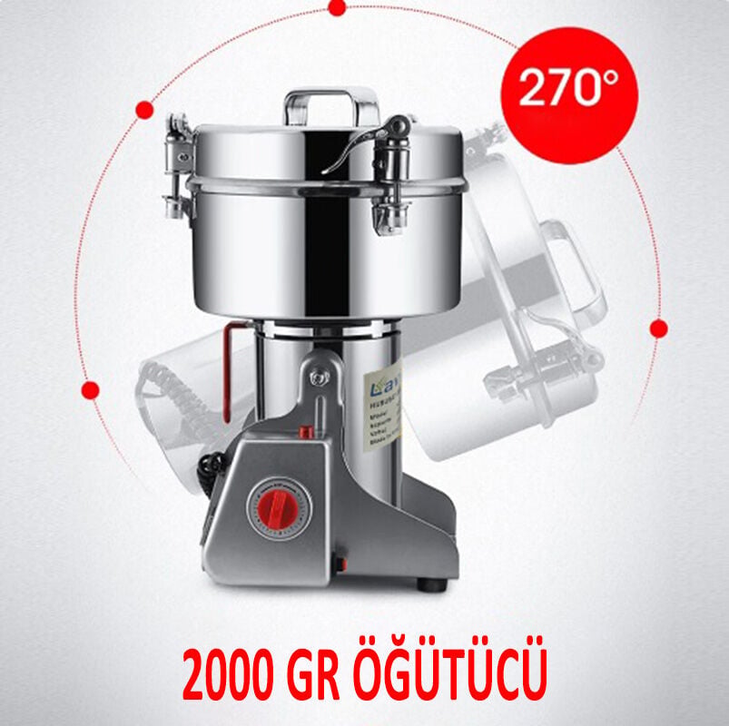 Lavion HC2000 Gram Elektrikli Baharat ve Hububat Öğütme Makinesi