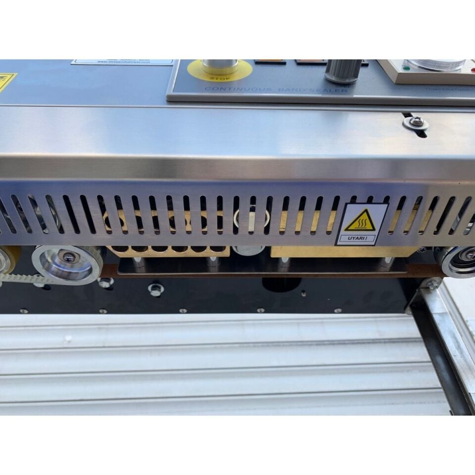 Lavion FRB-770II Dikey Konveyörlü Otomatik Poşet Ağzı Kapatma Makinesi