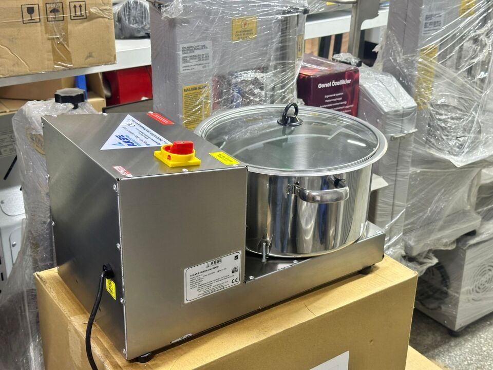 Akse Profesyonel 13 Litre 4 Bıçaklı Soğan Doğrama Makinesi