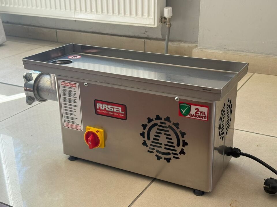 Arsel 12 No Kıyma Makinesi İleri Geri Sarma 0,37 Kw 220 V
