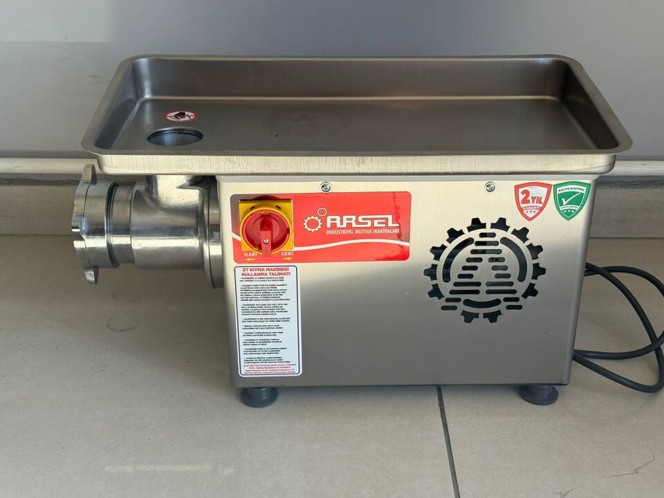 Arsel 12 No Kıyma Makinesi İleri Geri Sarma 0,55 Kw 220 V