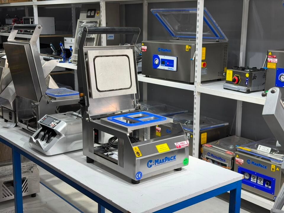 MakPack 3 Bölmeli Paslanmaz Manuel Tabak Kapatma Makinesi