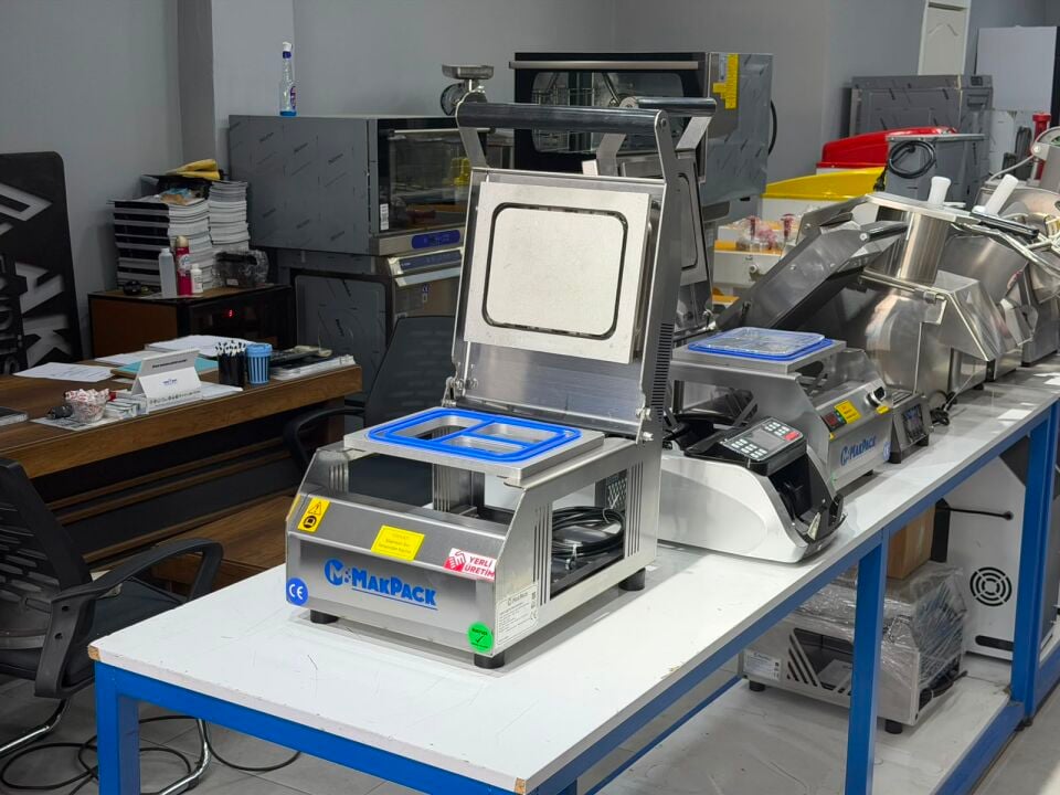 MakPack 3 Bölmeli Paslanmaz Manuel Tabak Kapatma Makinesi