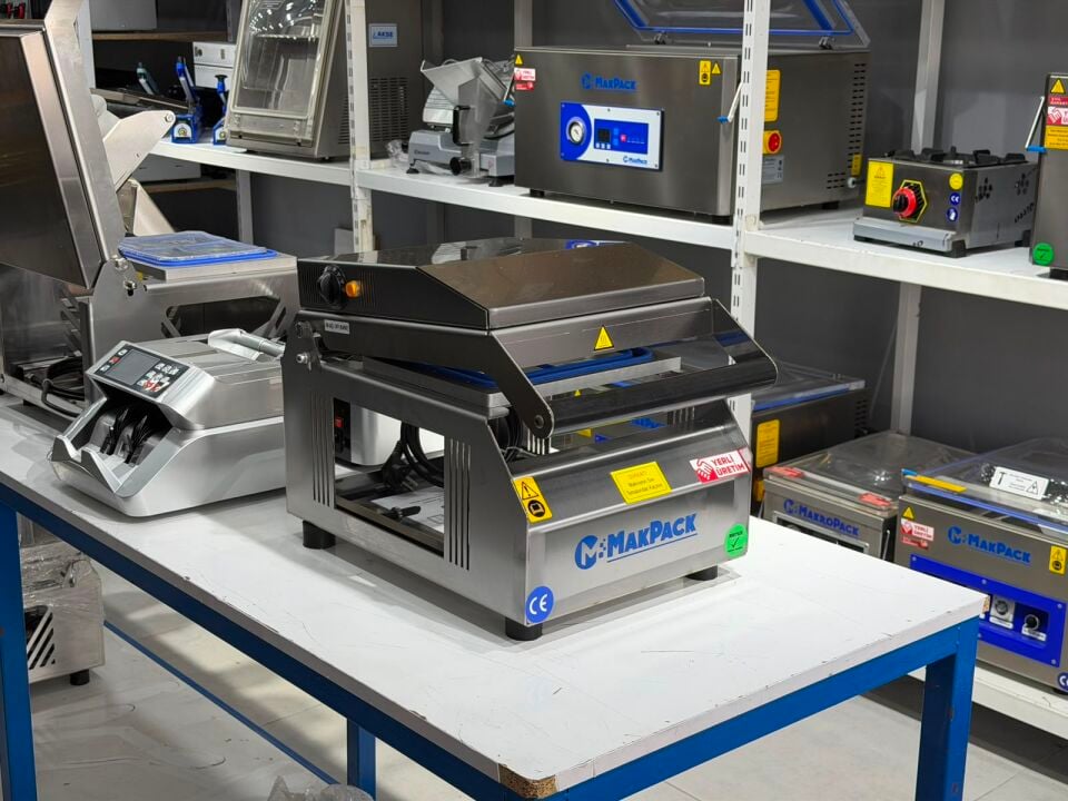 MakPack 3 Bölmeli Paslanmaz Manuel Tabak Kapatma Makinesi