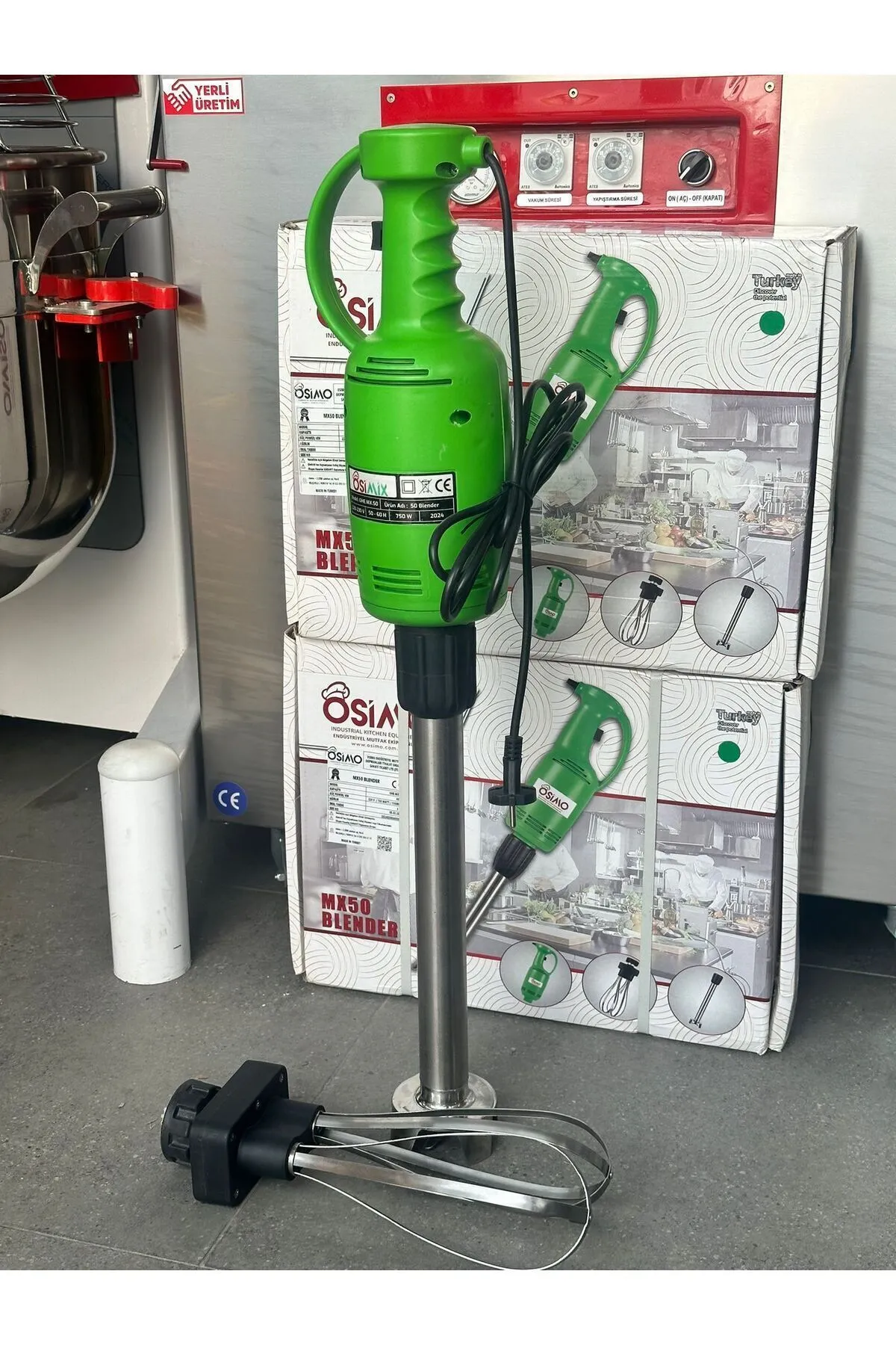 Osimo Osimix Endüstriyel El Blenderı 50 cm Parçalayıcı ve Çırpıcılı
