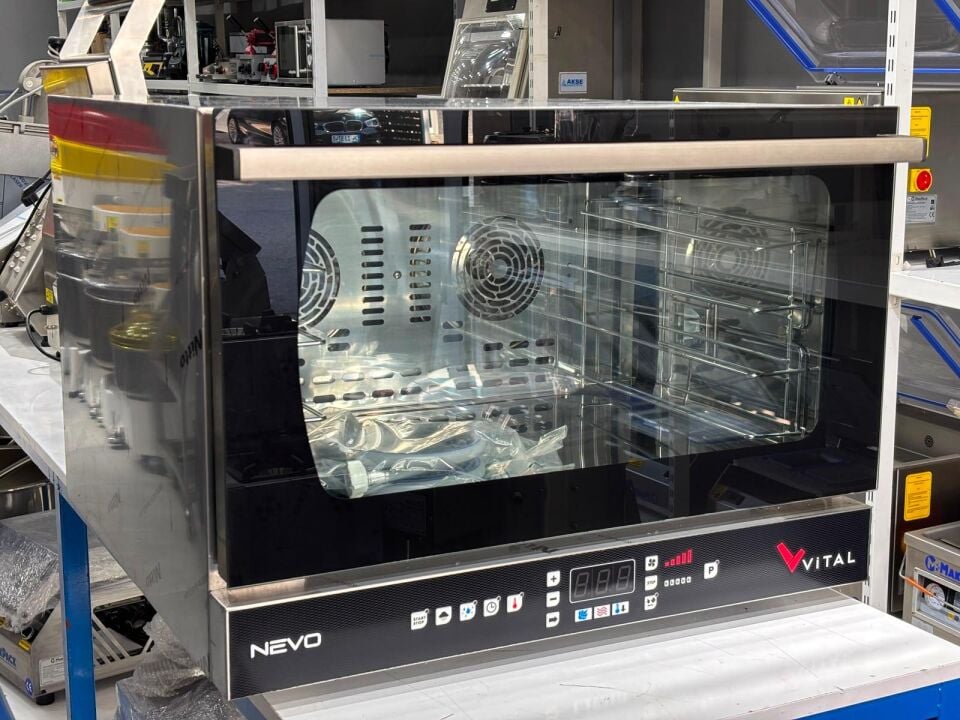 Vital 4 Tepsili Konveksiyonlu Dijital Patisserie Fırın Elektrikli 40*60 Cm