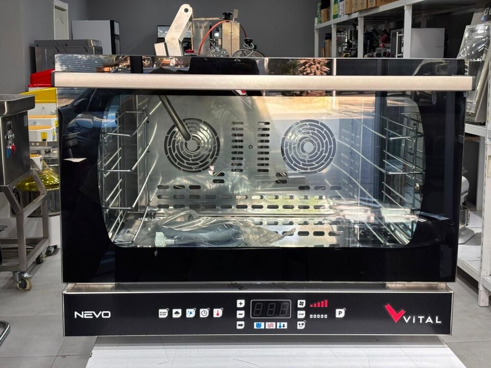 Vital 4 Tepsili Konveksiyonlu Dijital Patisserie Fırın Elektrikli 40*60 Cm