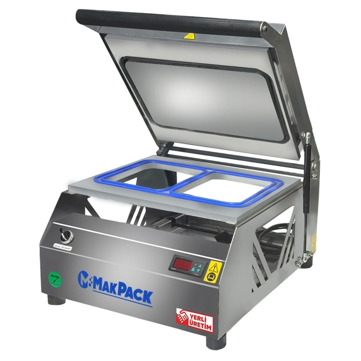 MakPack Mp-420 Yemek Paketleme 2 Tabak Kapatma Makinesi