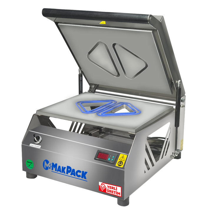 MakPack Mp-420 2 li Üçgen Sandviç Paketleme Makinesi