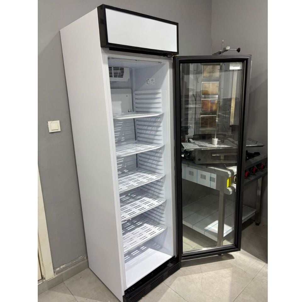 JP Dikey Tek Kapılı Kanopili Şişe Soğutucu Dolap 352 Litre Beyaz