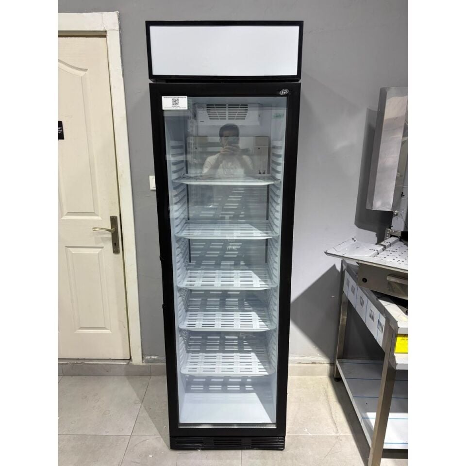 JP Dikey Tek Kapılı Kanopili Şişe Soğutucu Dolap 352 Litre Beyaz