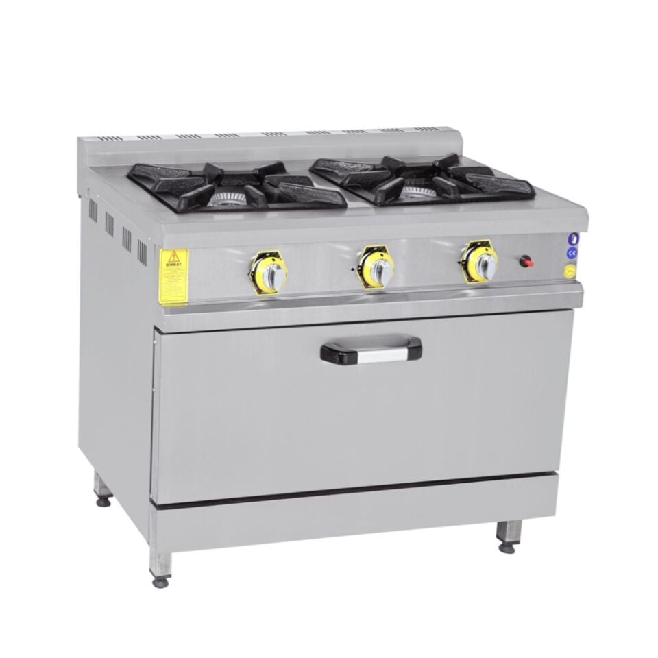 İnoxmaster 2 Li Kuzine Gazlı ve Lpg Li 100x60x85 Cm