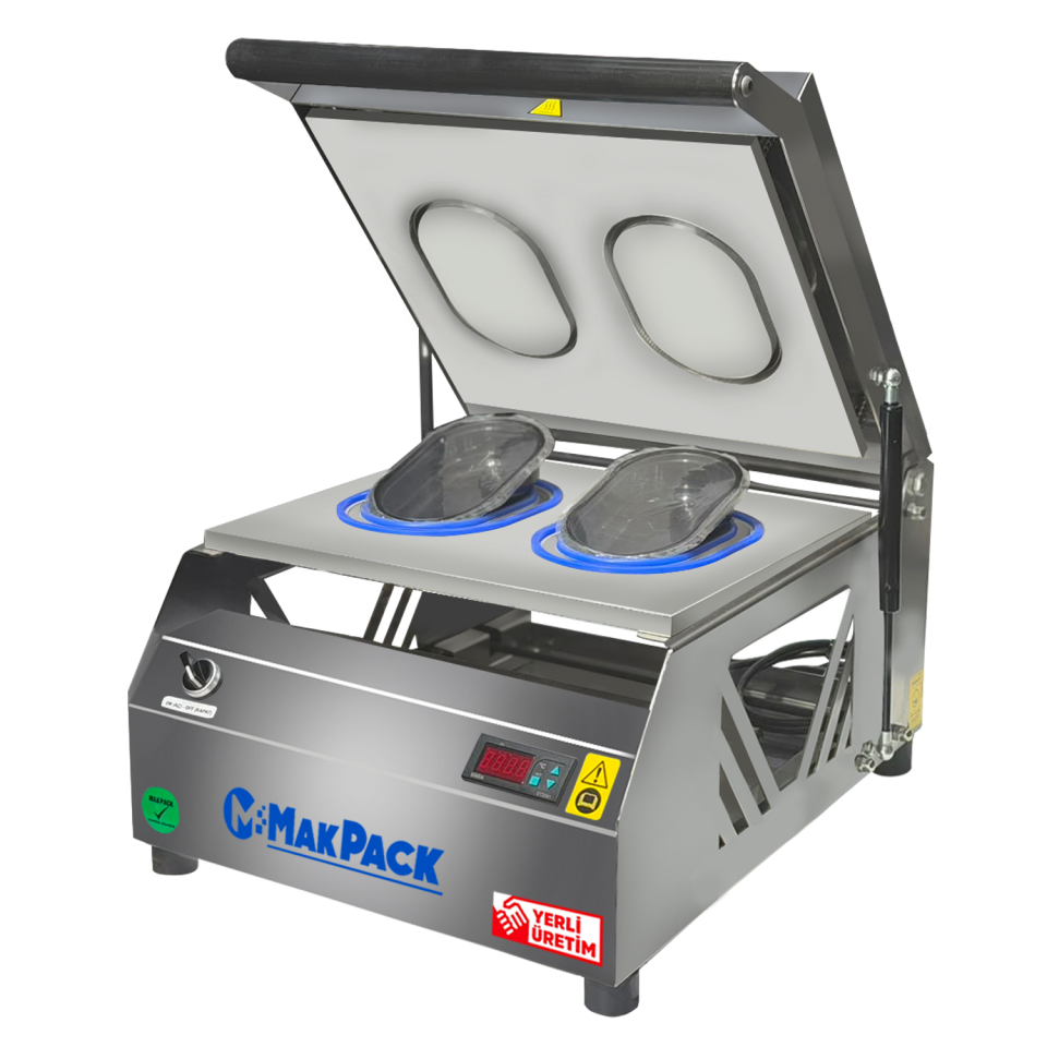 MakPack Mp-420 2 Li Oval Tabak Kapatma Makinesi 177 mm
