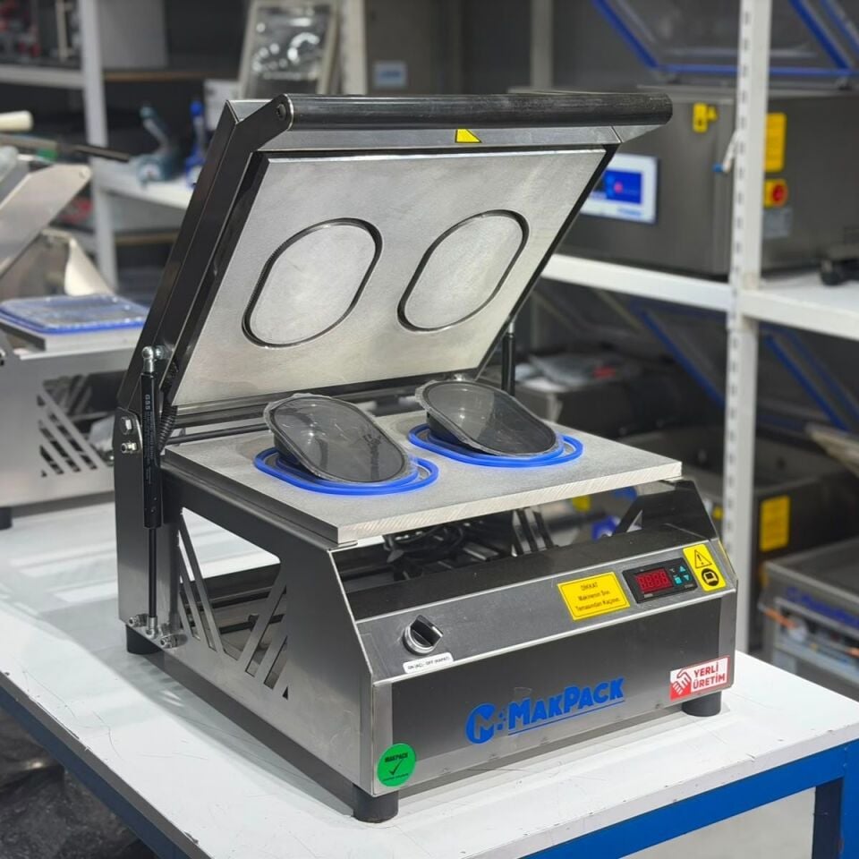 MakPack Mp-420 2 Li Oval Tabak Kapatma Makinesi 177 mm