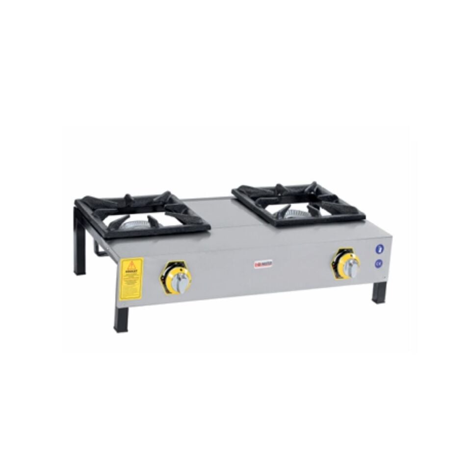 İnoxmaster 2 Li Lokanta Ocağı Set Üstü Gazlı 86x45x25 Cm