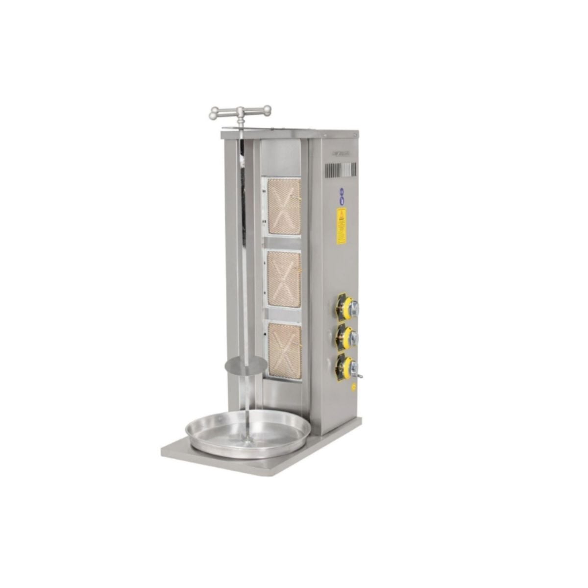 İnoxmaster 3 Radyanlı Döner Ocağı Gazlı 44x52x100 Cm