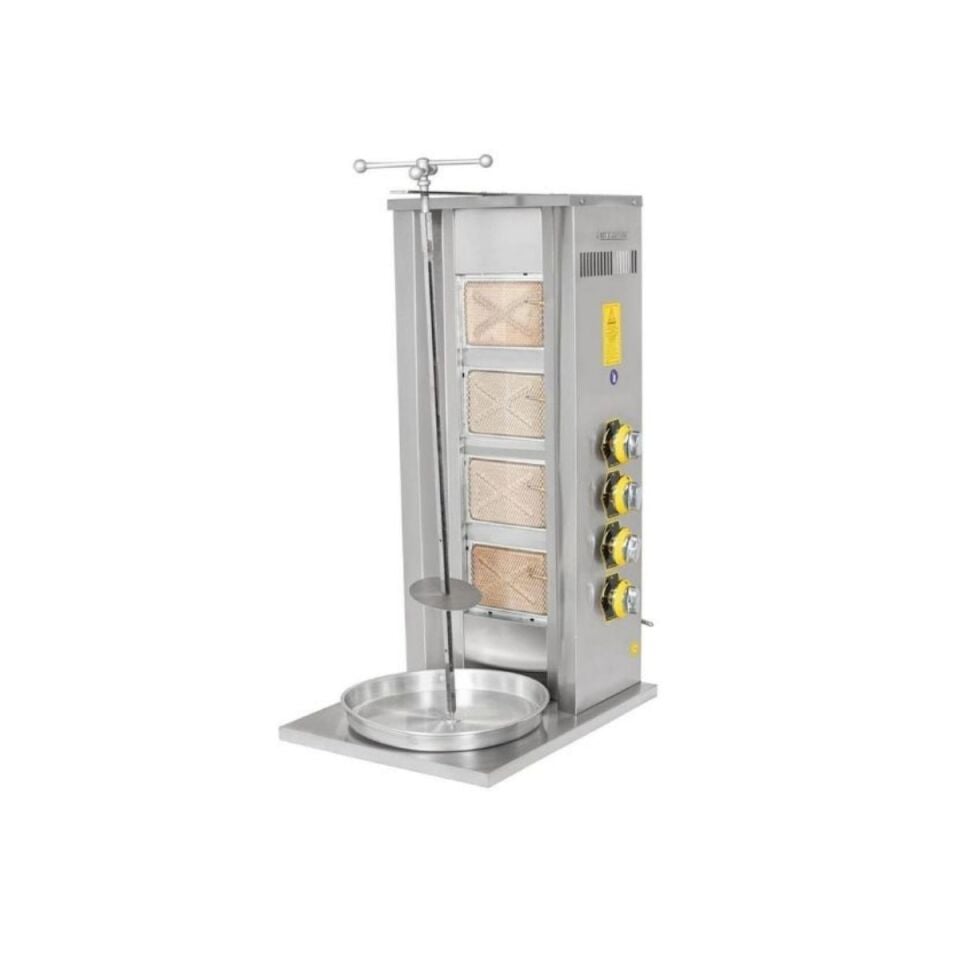 İnoxmaster 4 Radyanlı Döner Ocağı Gazlı 50x52x100 Cm
