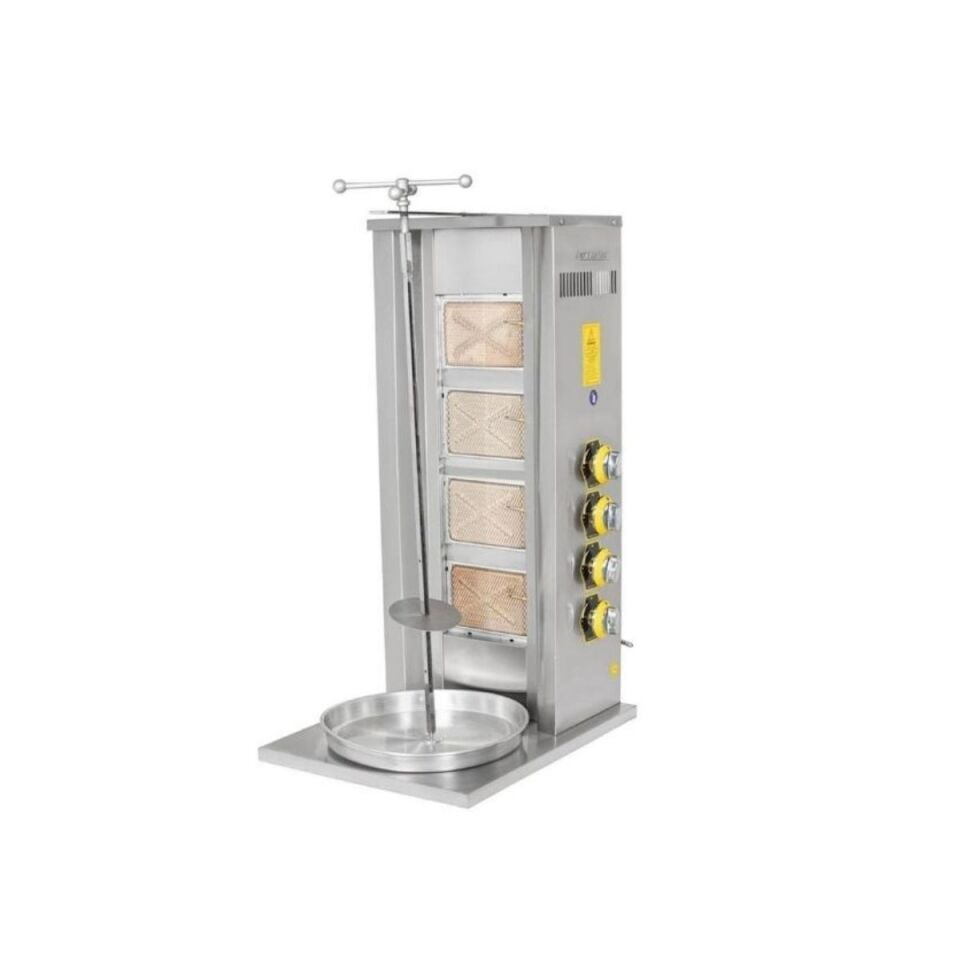 İnoxmaster 5 Radyanlı Döner Ocağı Gazlı 50x52x100 Cm