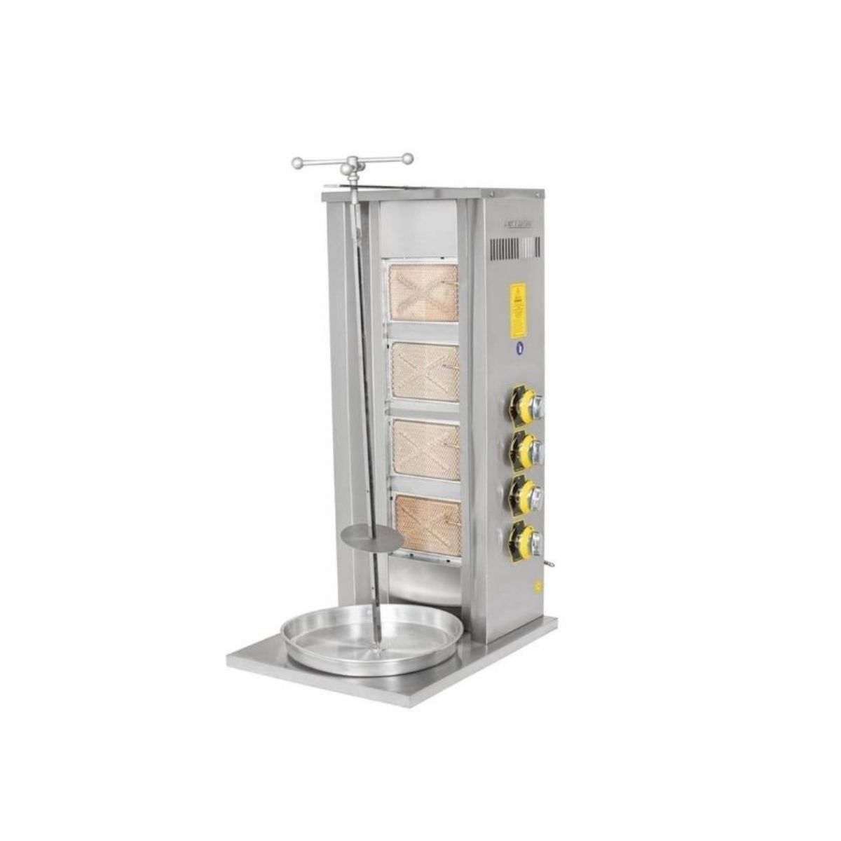 İnoxmaster 5 Radyanlı Döner Ocağı Gazlı 50x52x100 Cm