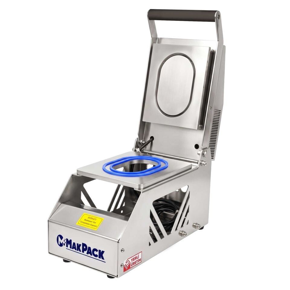 MakPack Mp-225 Tekli Oval Tabak Kapatma Makinesi 177 mm