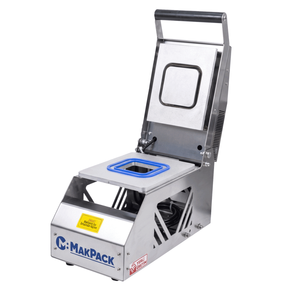 MakPack Mp-225 Tekli Meze Tabağı Kapatma Makinesi 110x110 mm