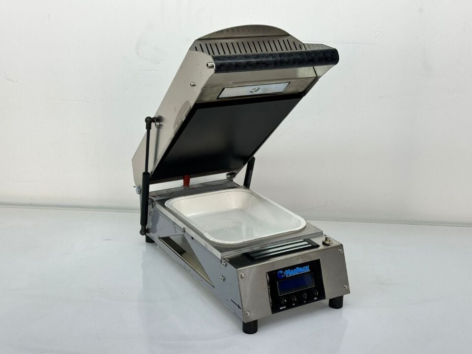 Makpack Elektromıknatıslı Karton Tabak Kapatma Makinesi