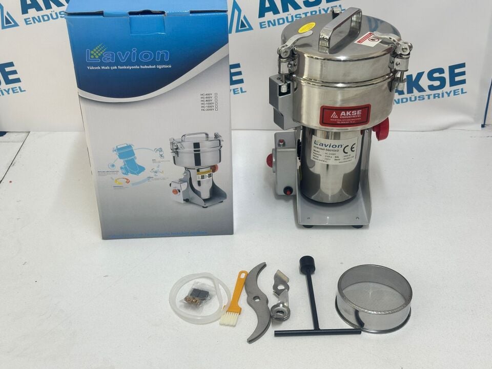 Lavion HC1000 Gram Elektrikli Baharat ve Hububat Öğütme Makinesi