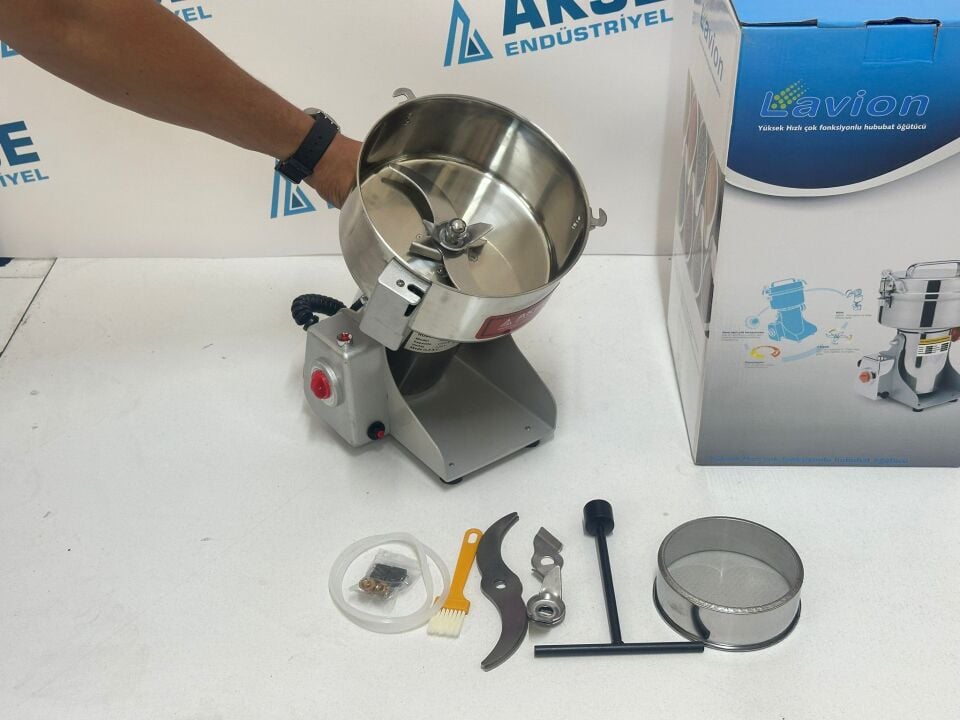 Lavion HC1000 Gram Elektrikli Baharat ve Hububat Öğütme Makinesi